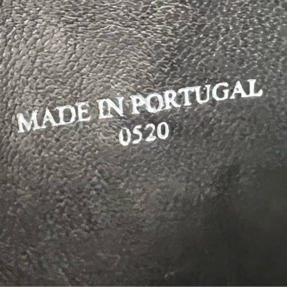 All Saints Donita Black Leather Croc Embossed Combat Moto Biker Boots Women’s 40 - Picture 13 of 16